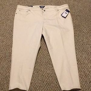 Women’s Plus Size Chaps Slimming Fit Ankle Jeans